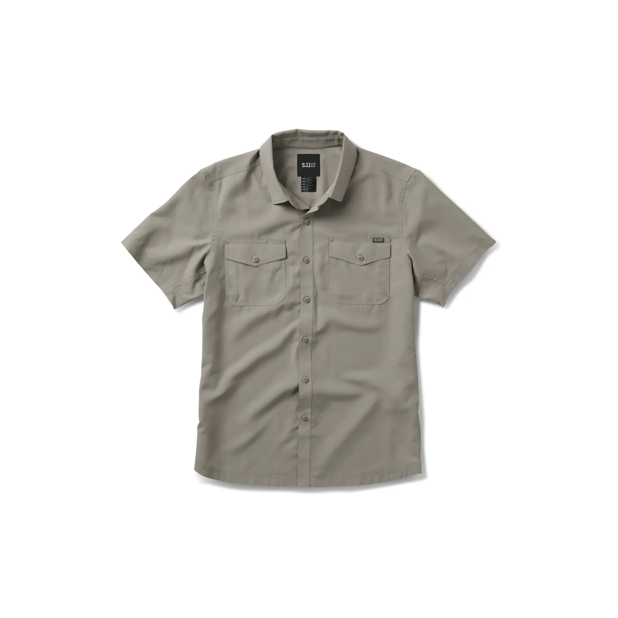 5.11 Marksman Short Sleeve Shirt UPF 50+ — Mushroom (4)
