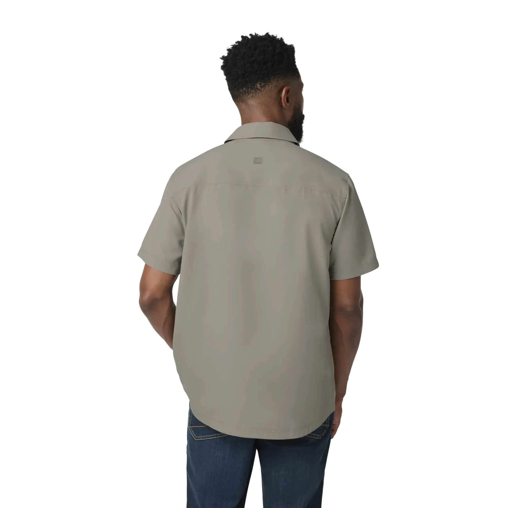 5.11 Marksman Short Sleeve Shirt UPF 50+ — Mushroom (2)