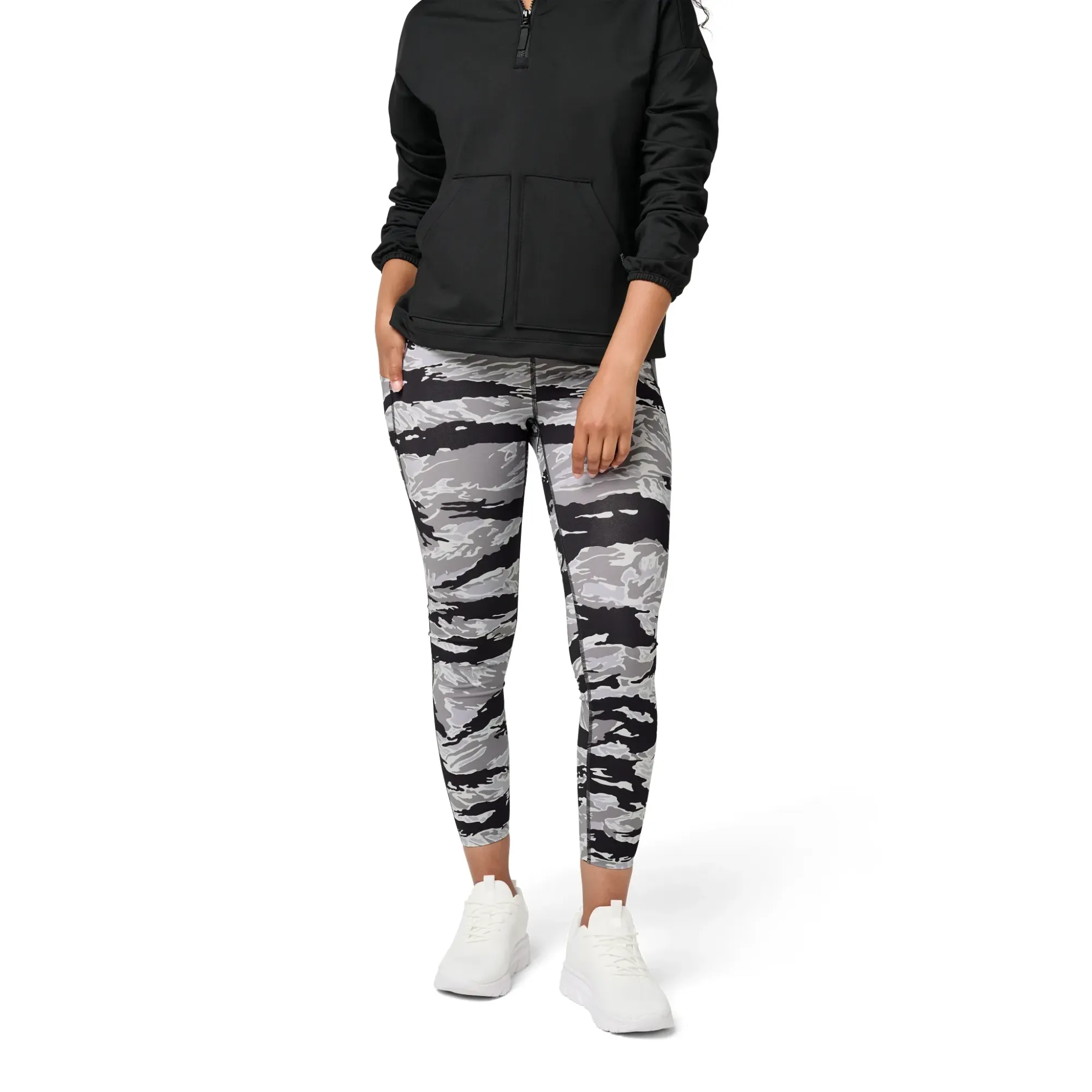 5.11 PT-R Women's Max Effort High Waist Legging (Night Tiger Camo) — slika 3