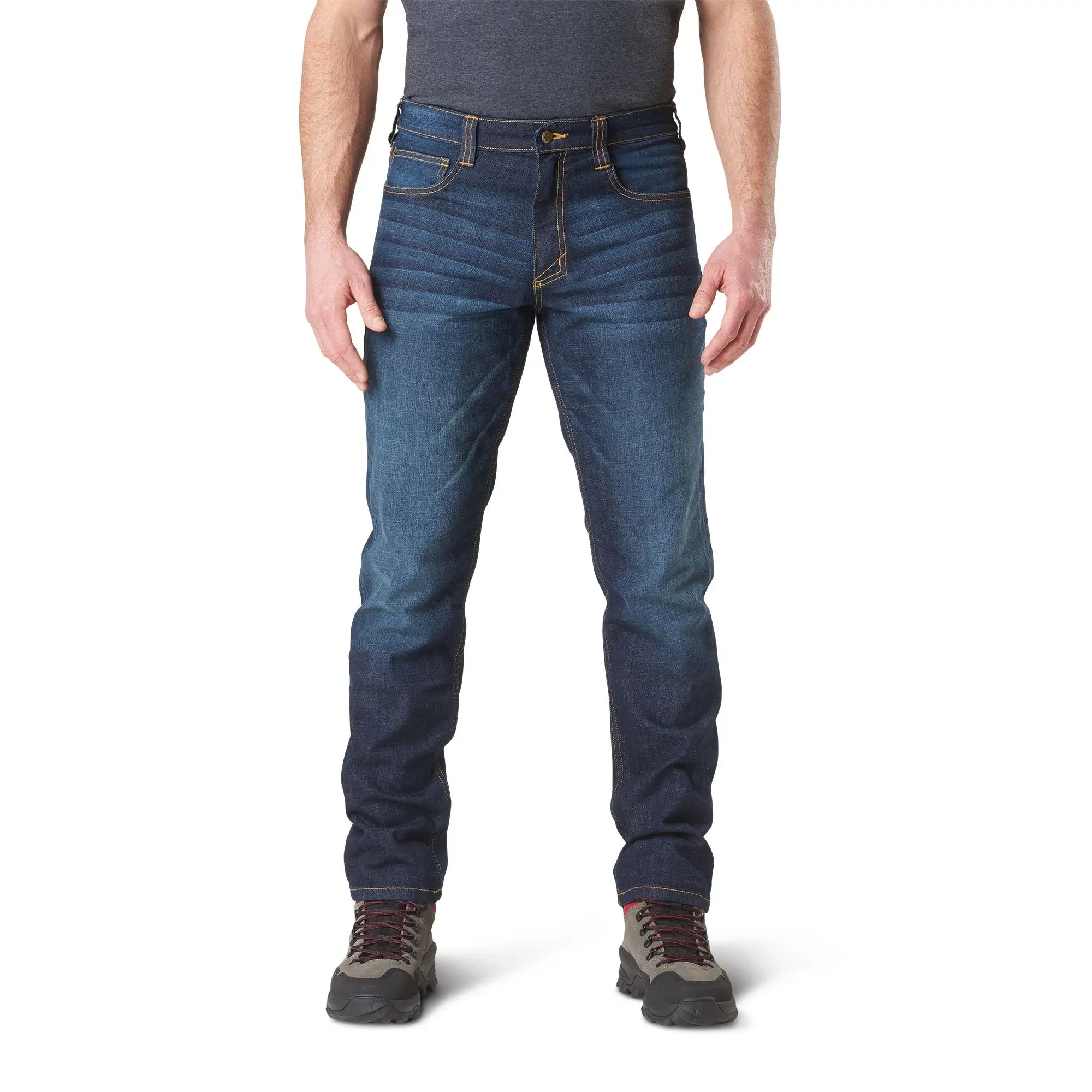 Defender-Flex Farmerke – Slim Fit — Tw Indigo (1)