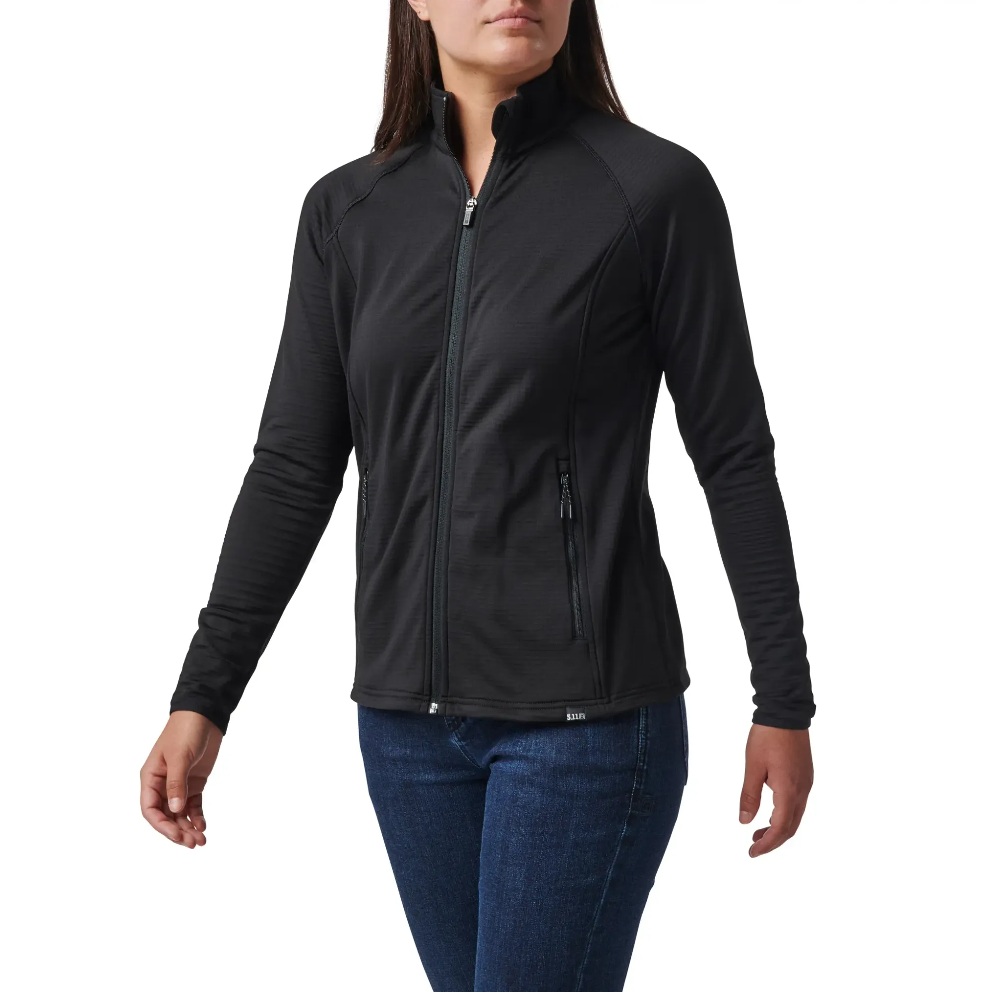Women's Stratos Full Zip — Black (3)