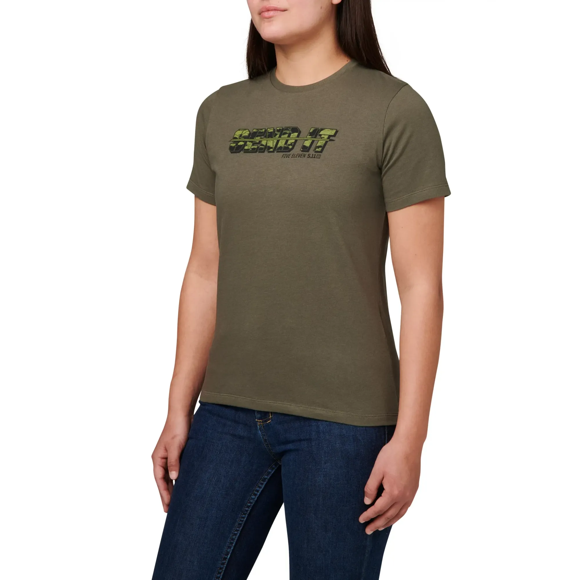 Send It Camo Tee — Ranger Green (3)