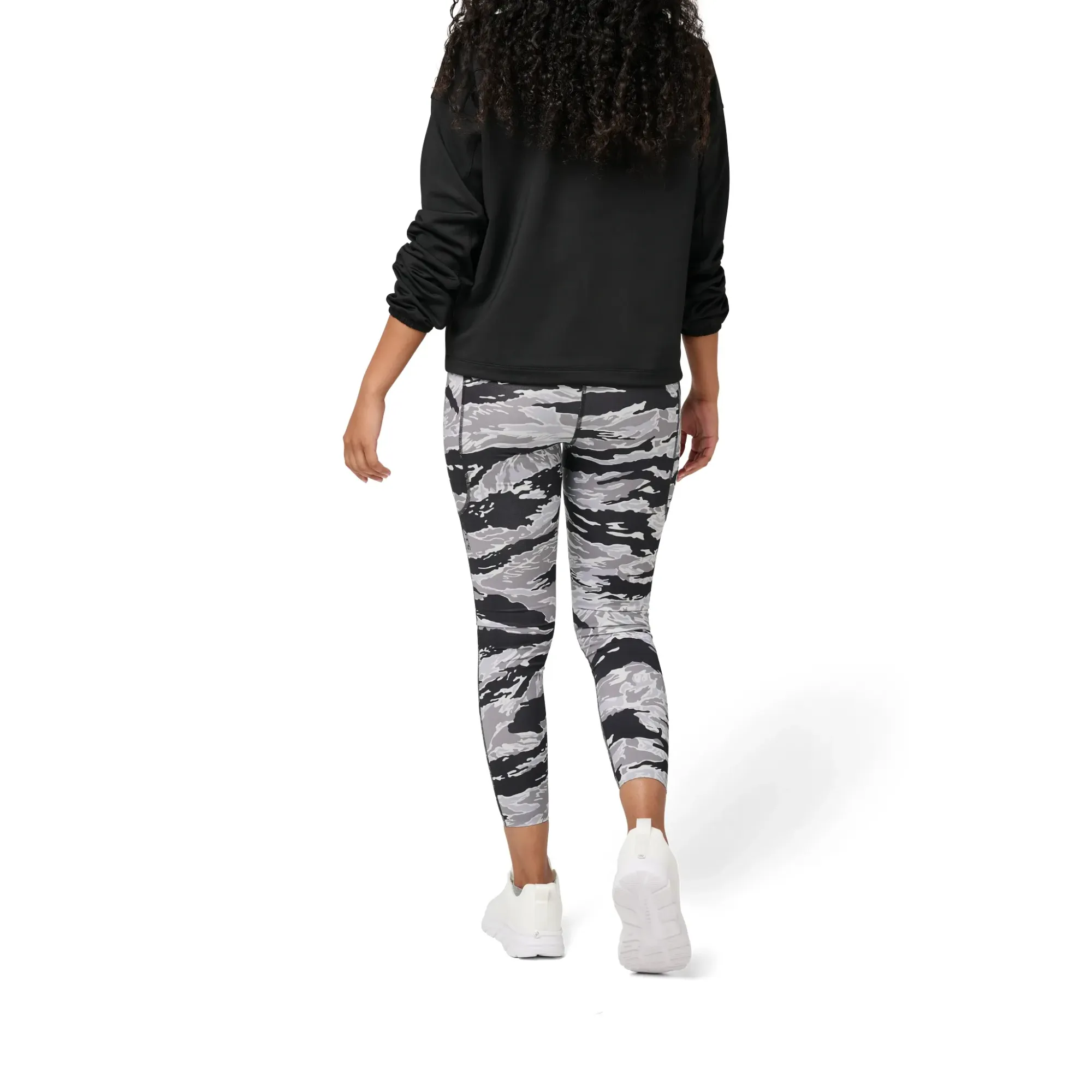 5.11 PT-R Women's Max Effort High Waist Legging (Night Tiger Camo) — slika 4