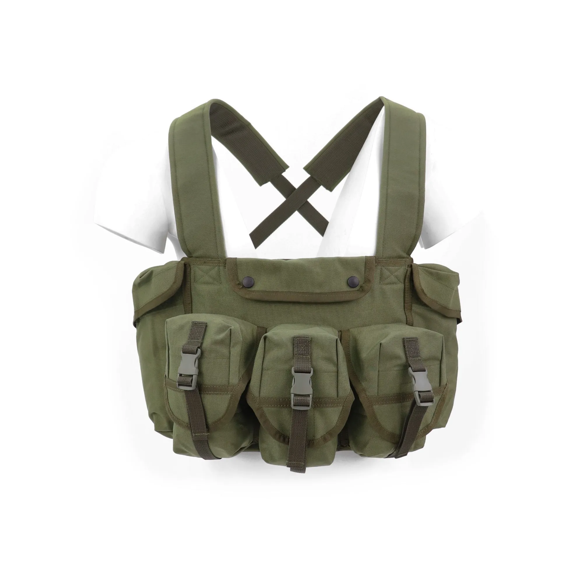 M170 Classic prsni nosač (chest rig) — Olive Green (1)