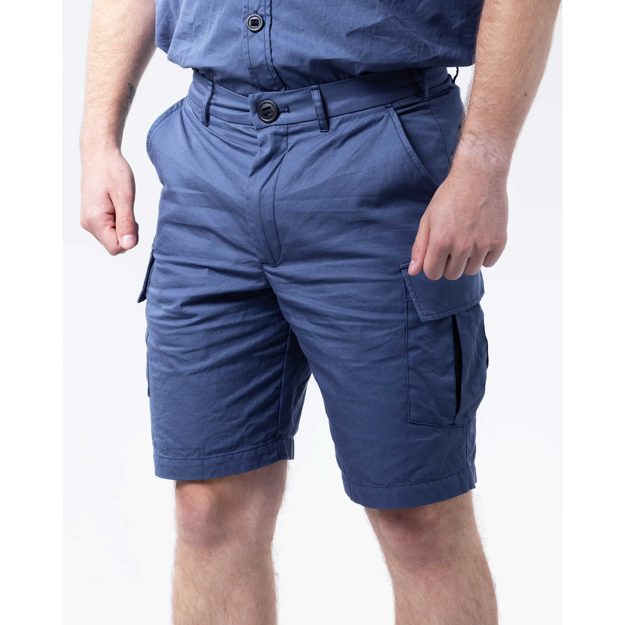 C342 Halton Shorts — Air Force Blue (2)