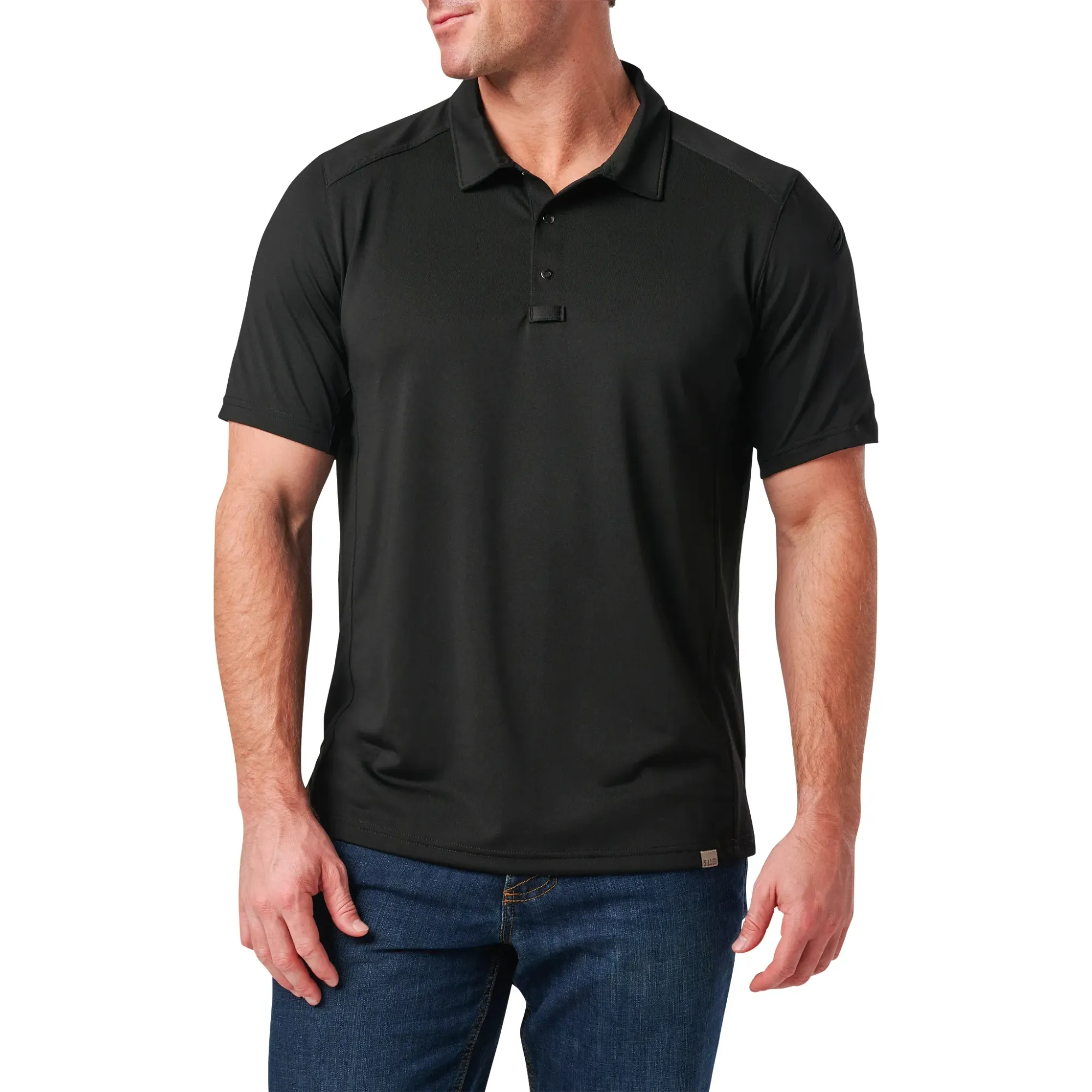 Paramount Crest Polo — Black (1)
