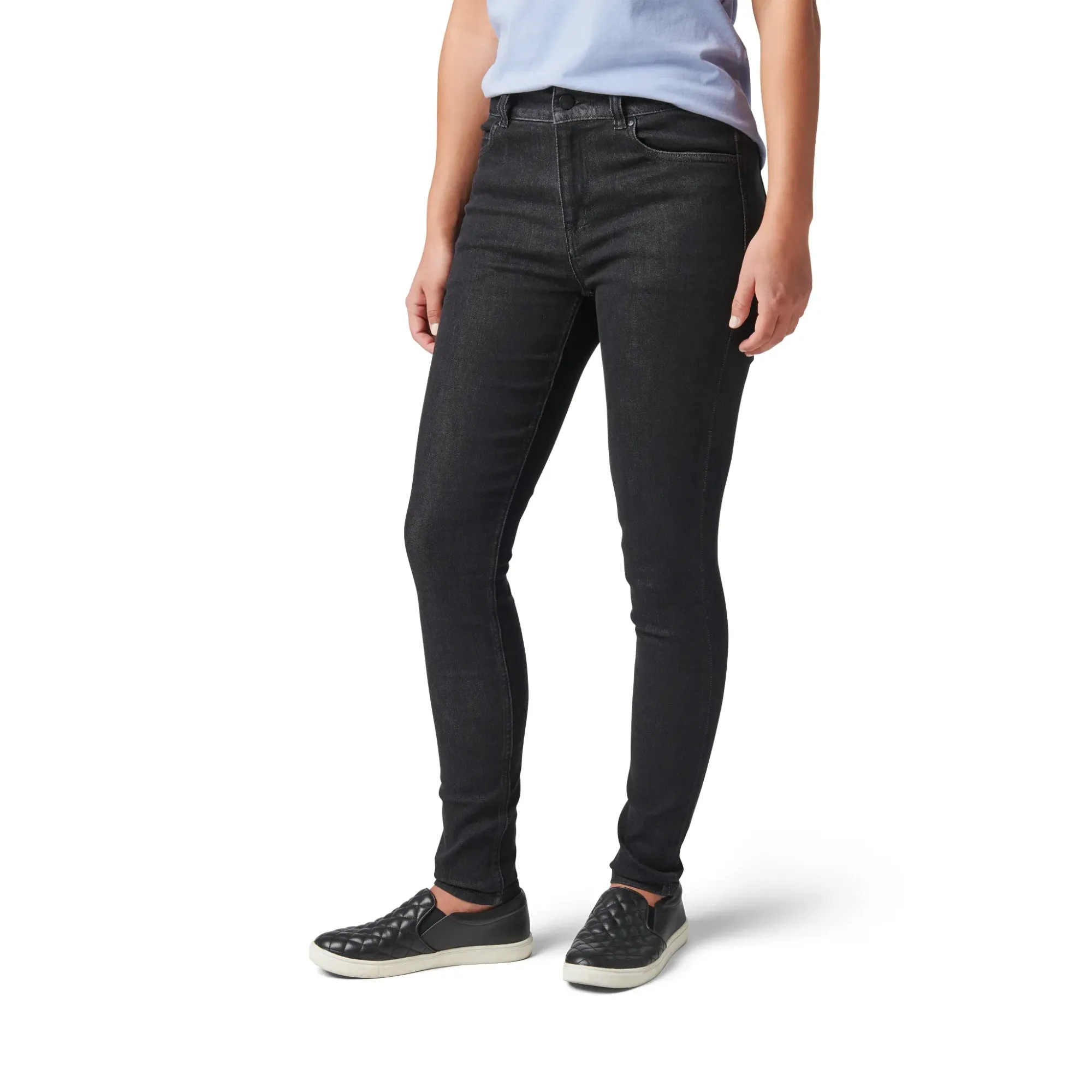 Britta Skinny Denim Jean — Washed Black (1)