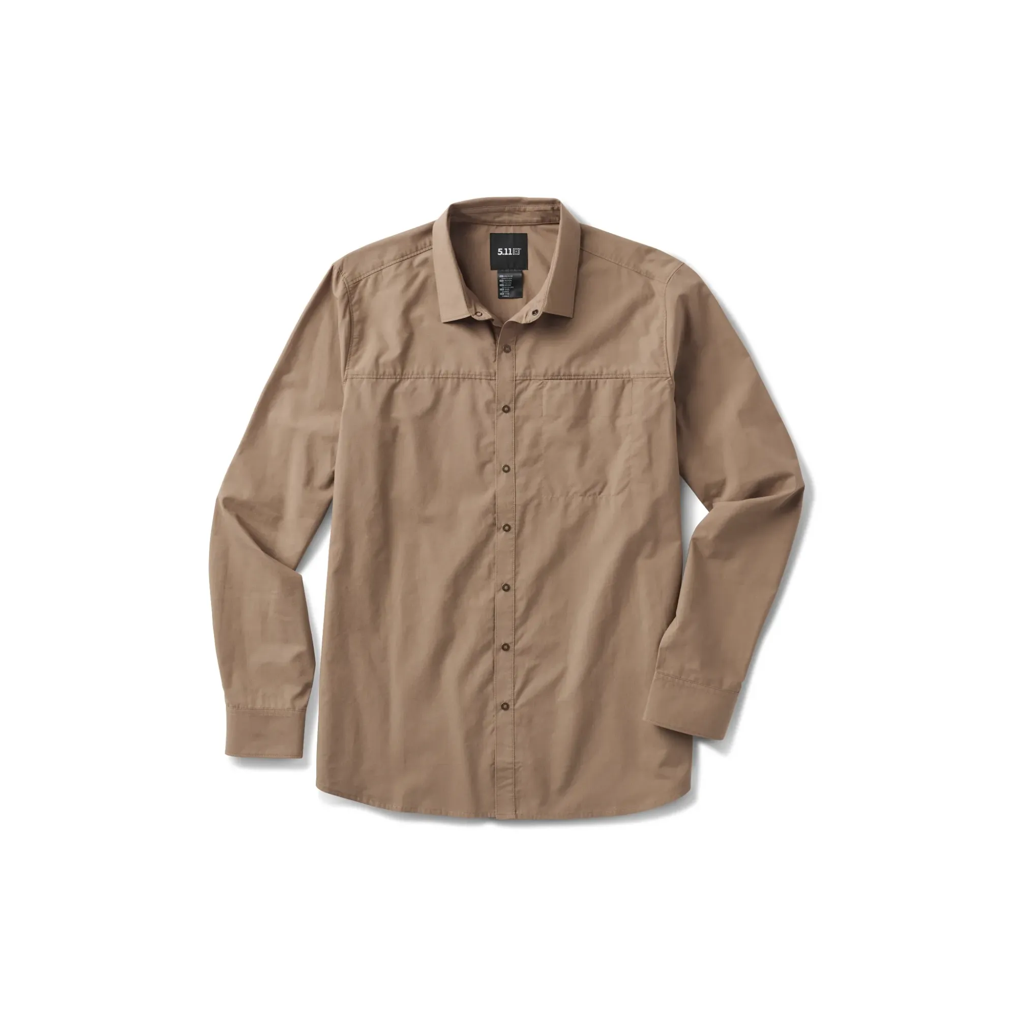 5.11 Igor Solid Long Sleeve Shirt — Coyote (3)