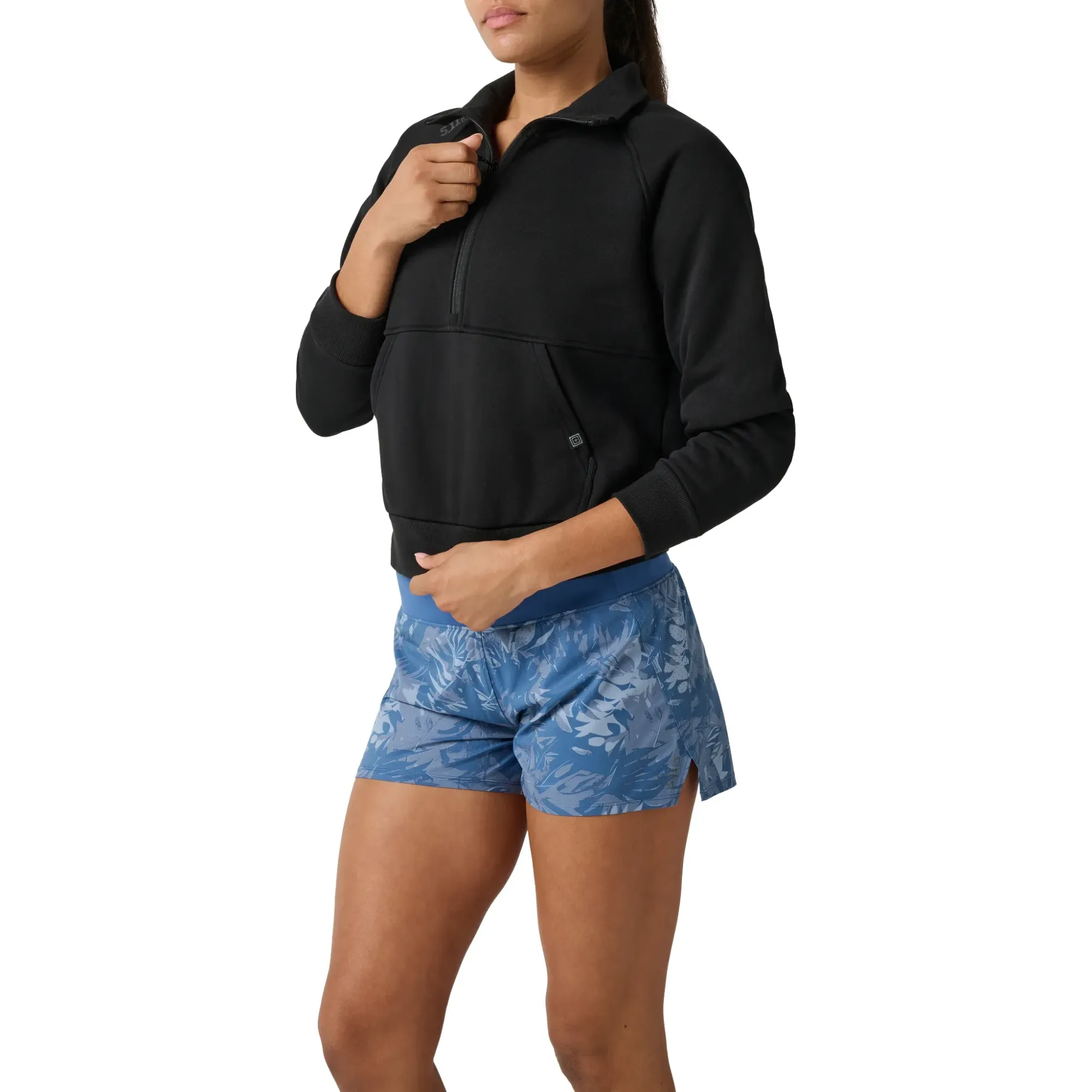 Women's Arrive Quarter Zip Jacket (Black) — slika 4