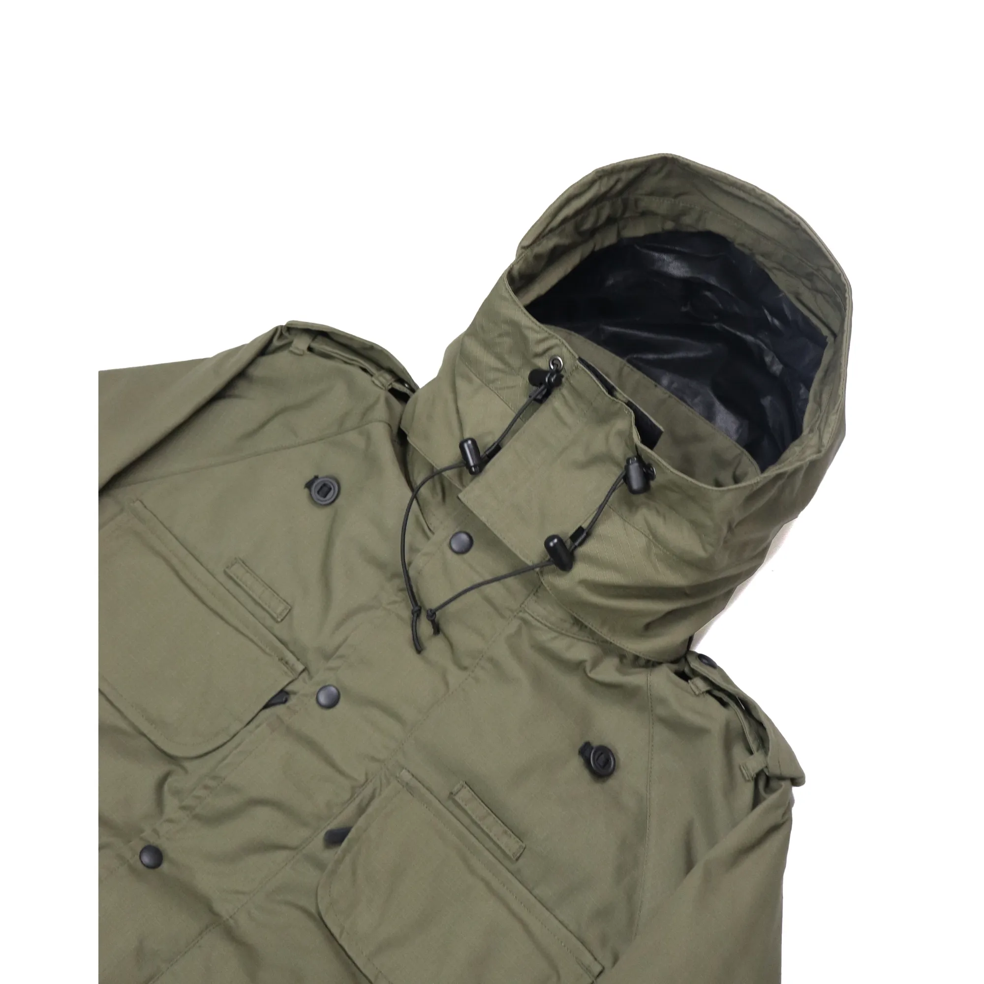 B315 Avenger mantil sa skidljivom flis postavom — Olive Green (2)