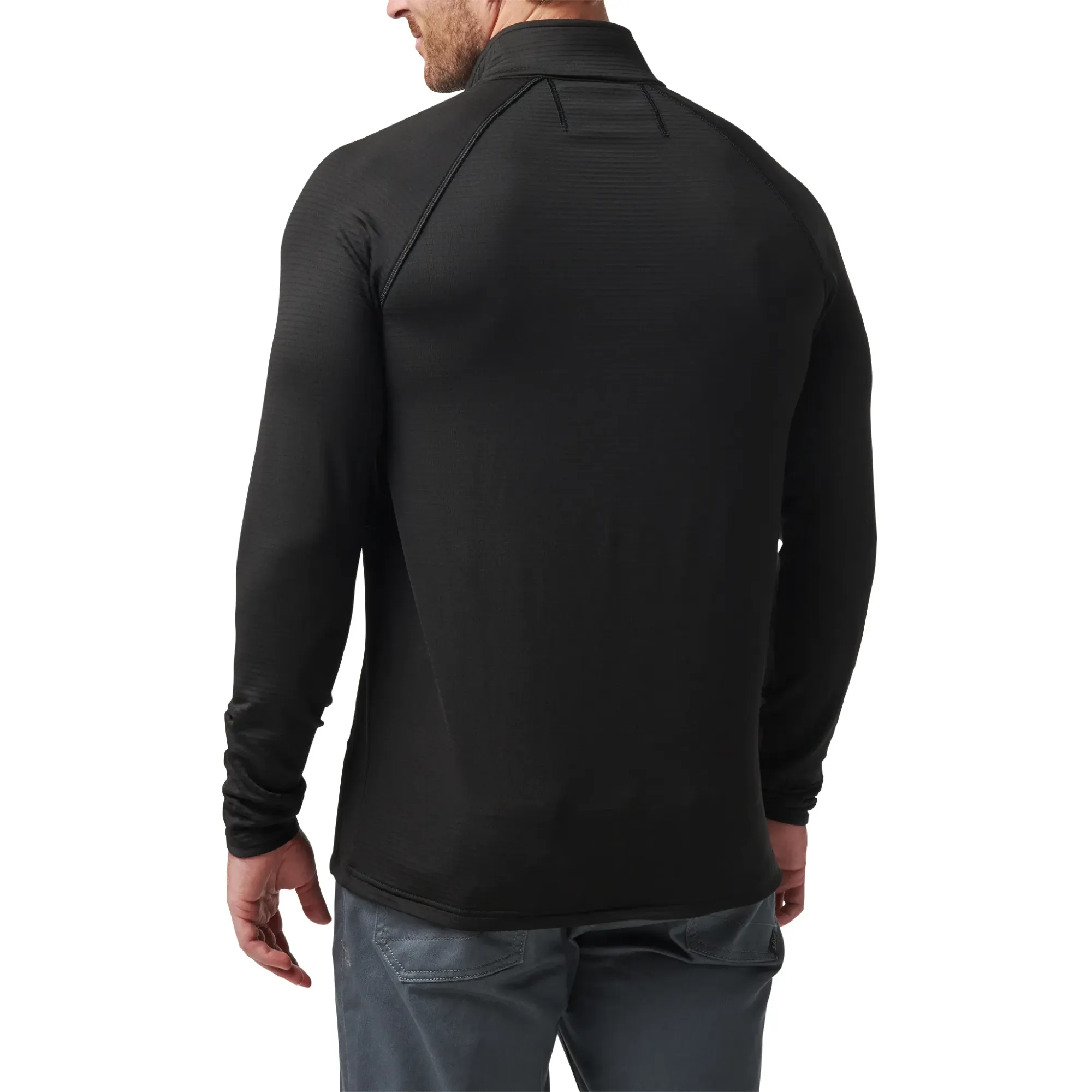 Stratos Full Zip — Black (4)