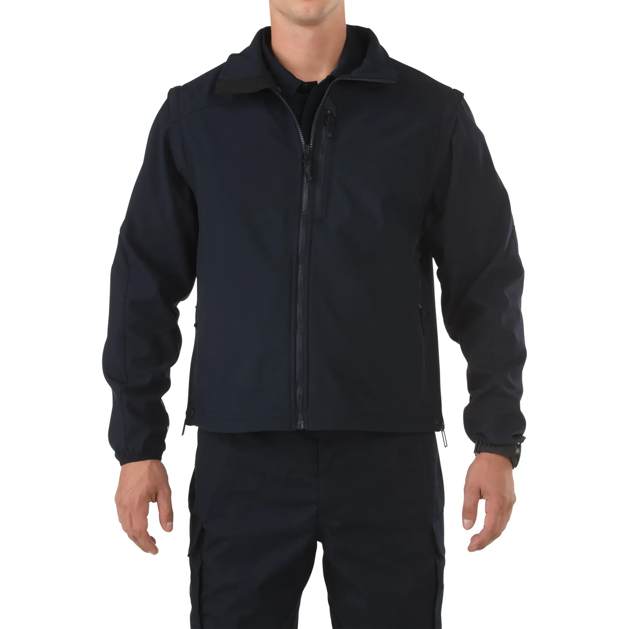 Valiant Softshell Jacket — Dark Navy (1)