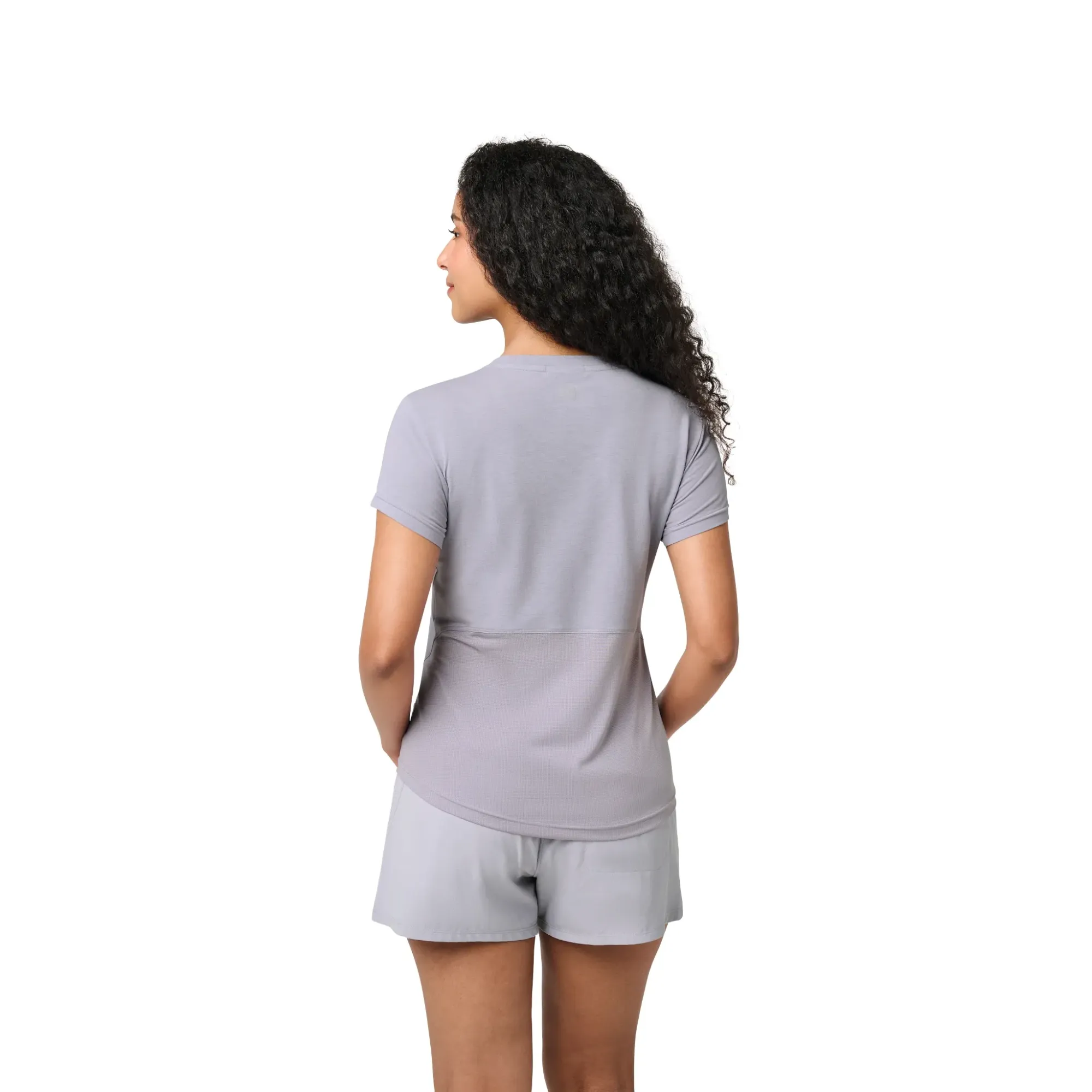 PT-R™ Interval Short Sleeve Tee — Lilac Grey (3)