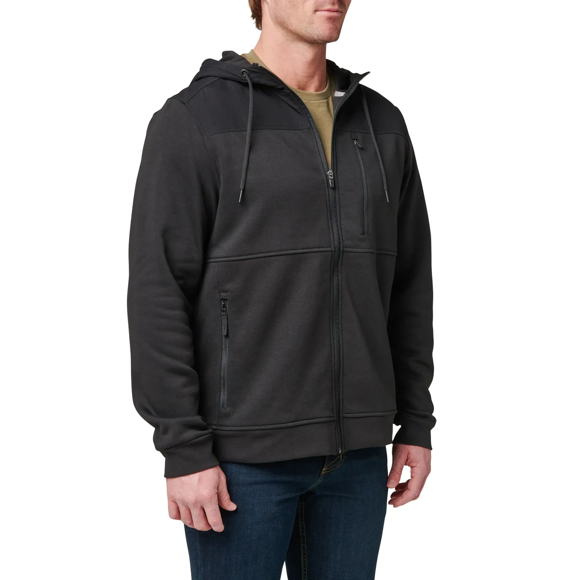 Arms Full Zip Jacket — Black (2)