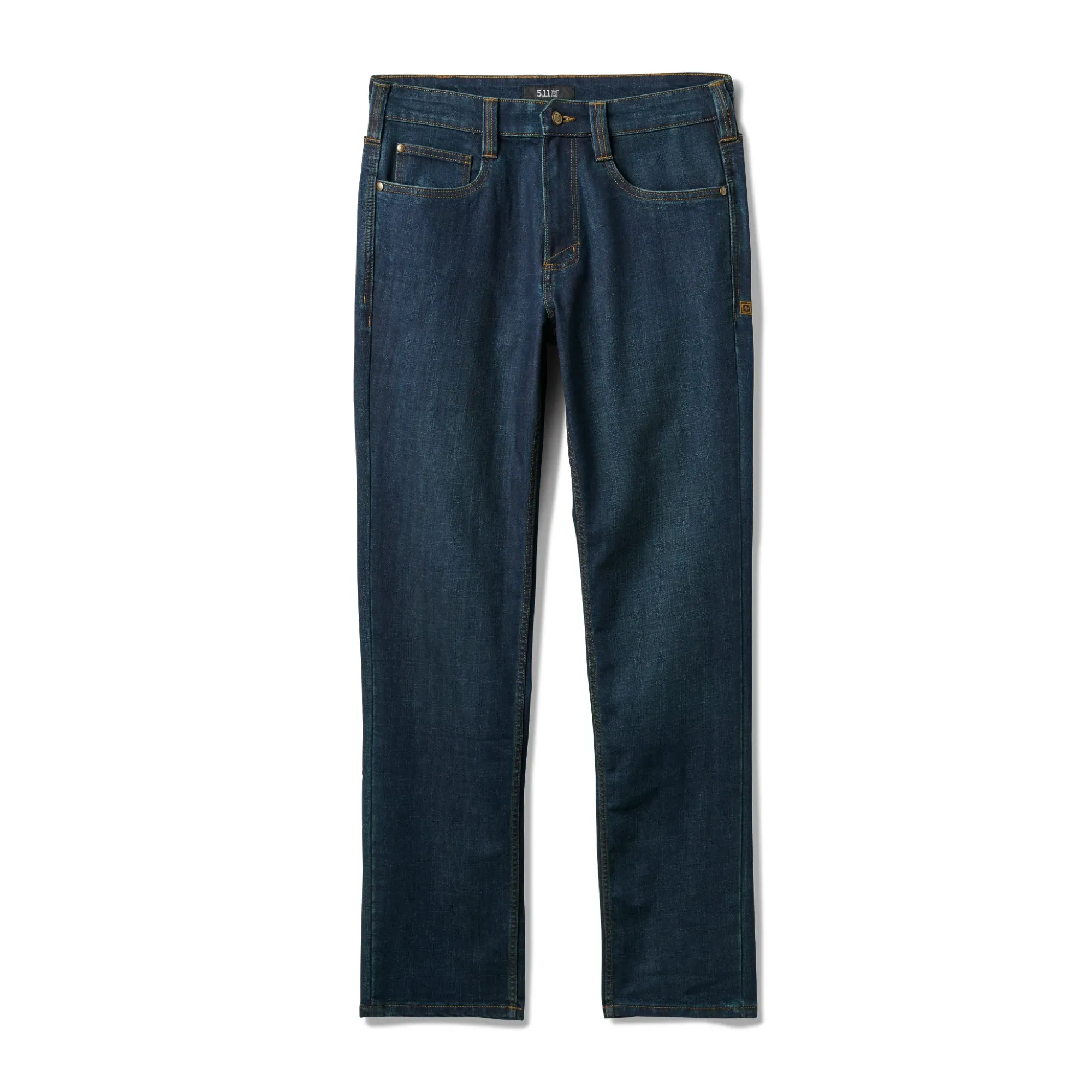 Defender-Flex Farmerke – Straight Fit — Dark Night Wash (1)