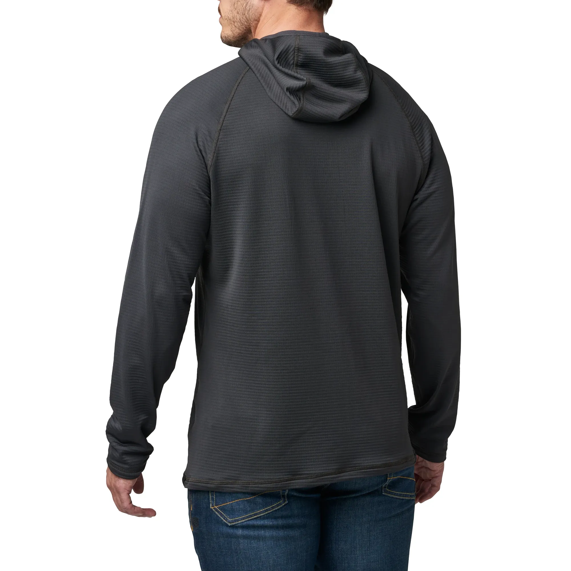 Stratos Long Sleeve Hoodie — Volcanic (3)