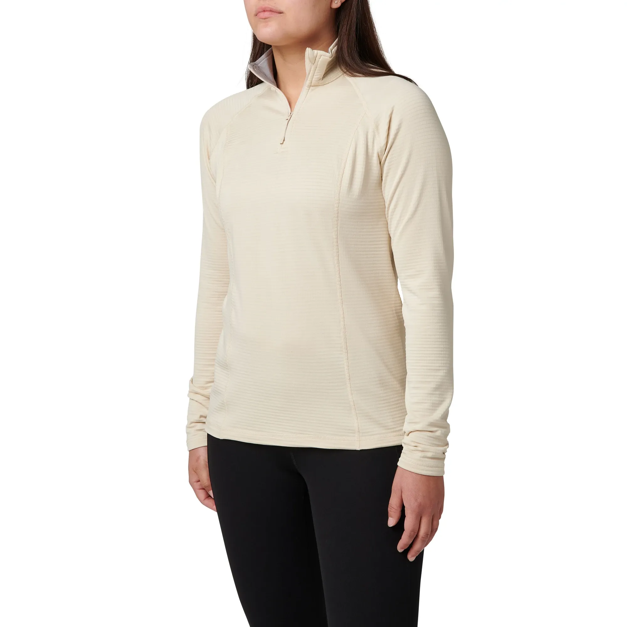 Ženska Stratos 1/4 Zip bluza — Vanilla (2)