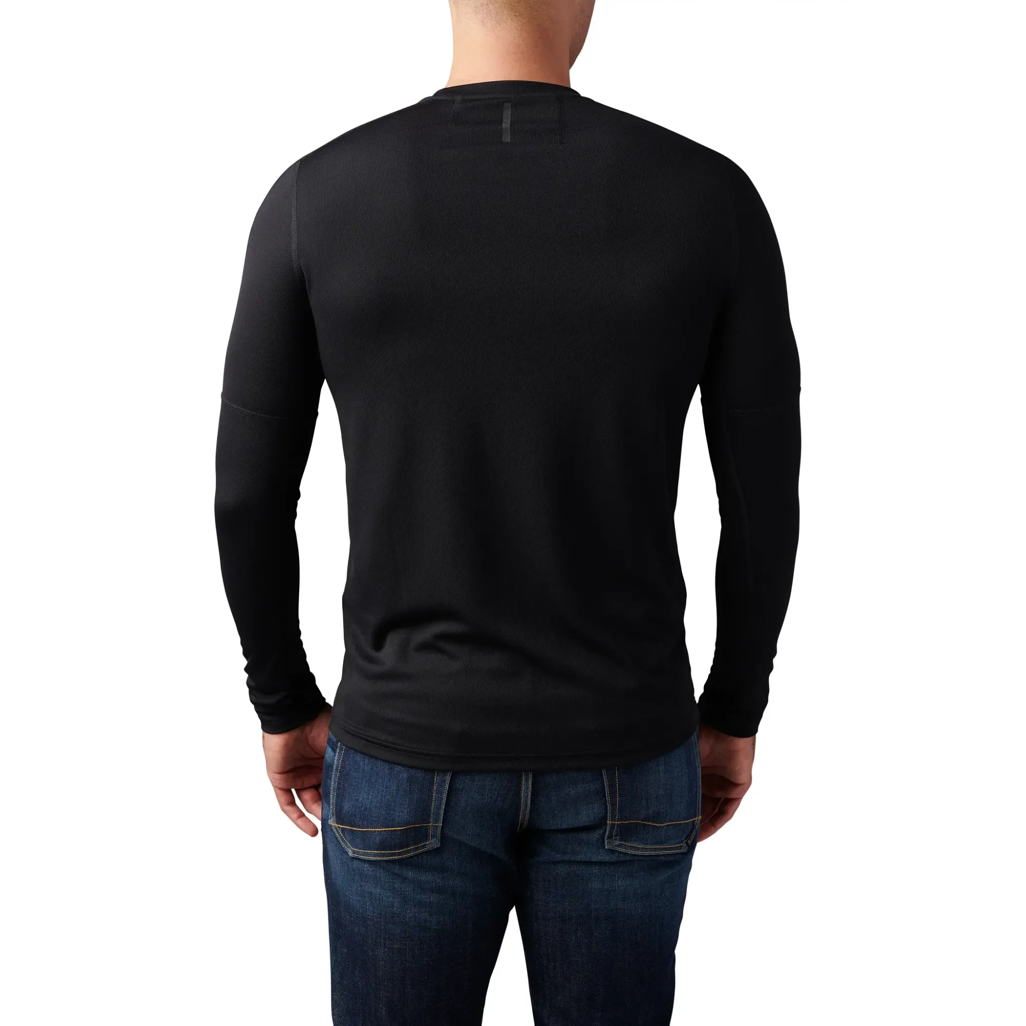 Tropos Long Sleeve Baselayer Top — Black (3)