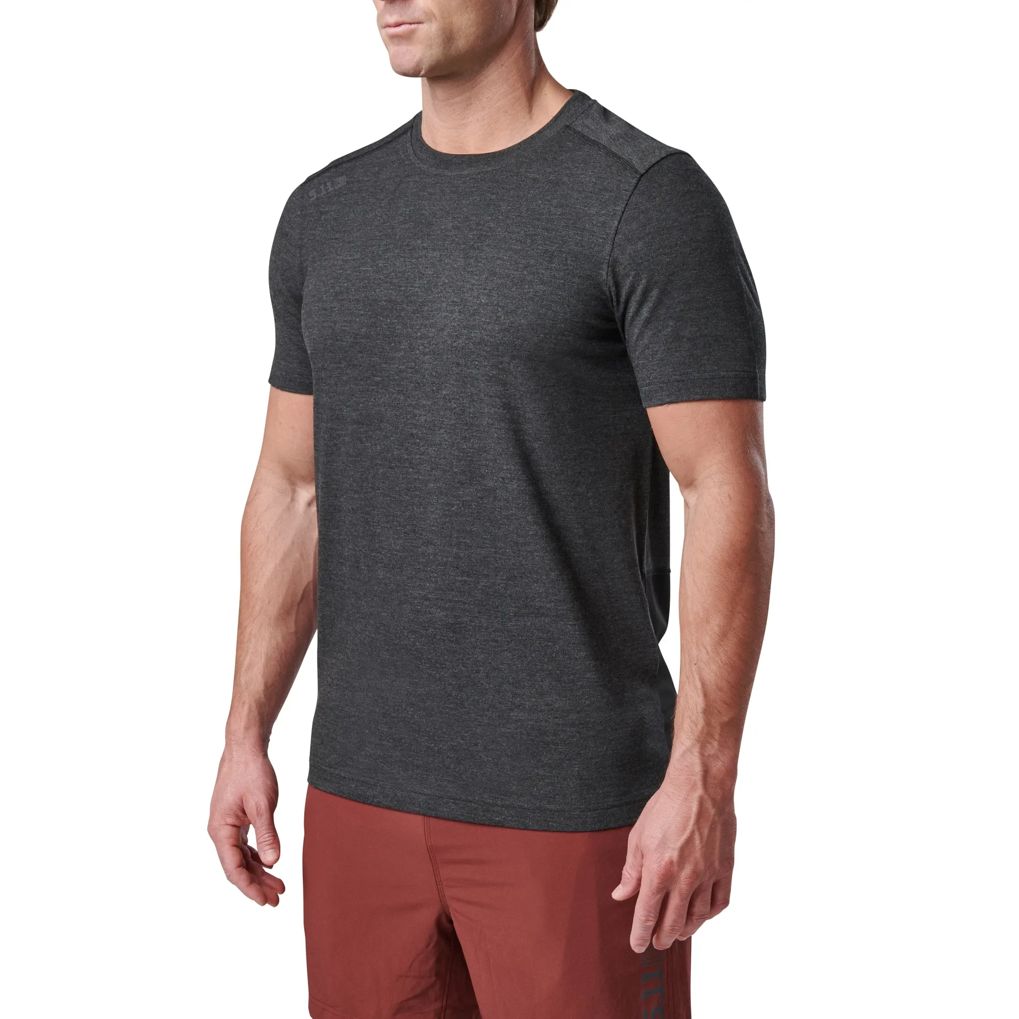 PT-R® Charge Short Sleeve Top 2.0 — Black Heather (4)