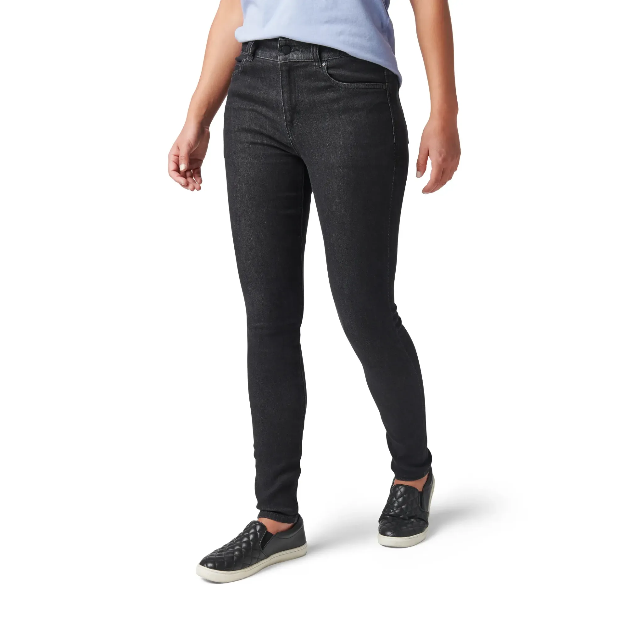 Britta Skinny Denim Jean — Washed Black (2)