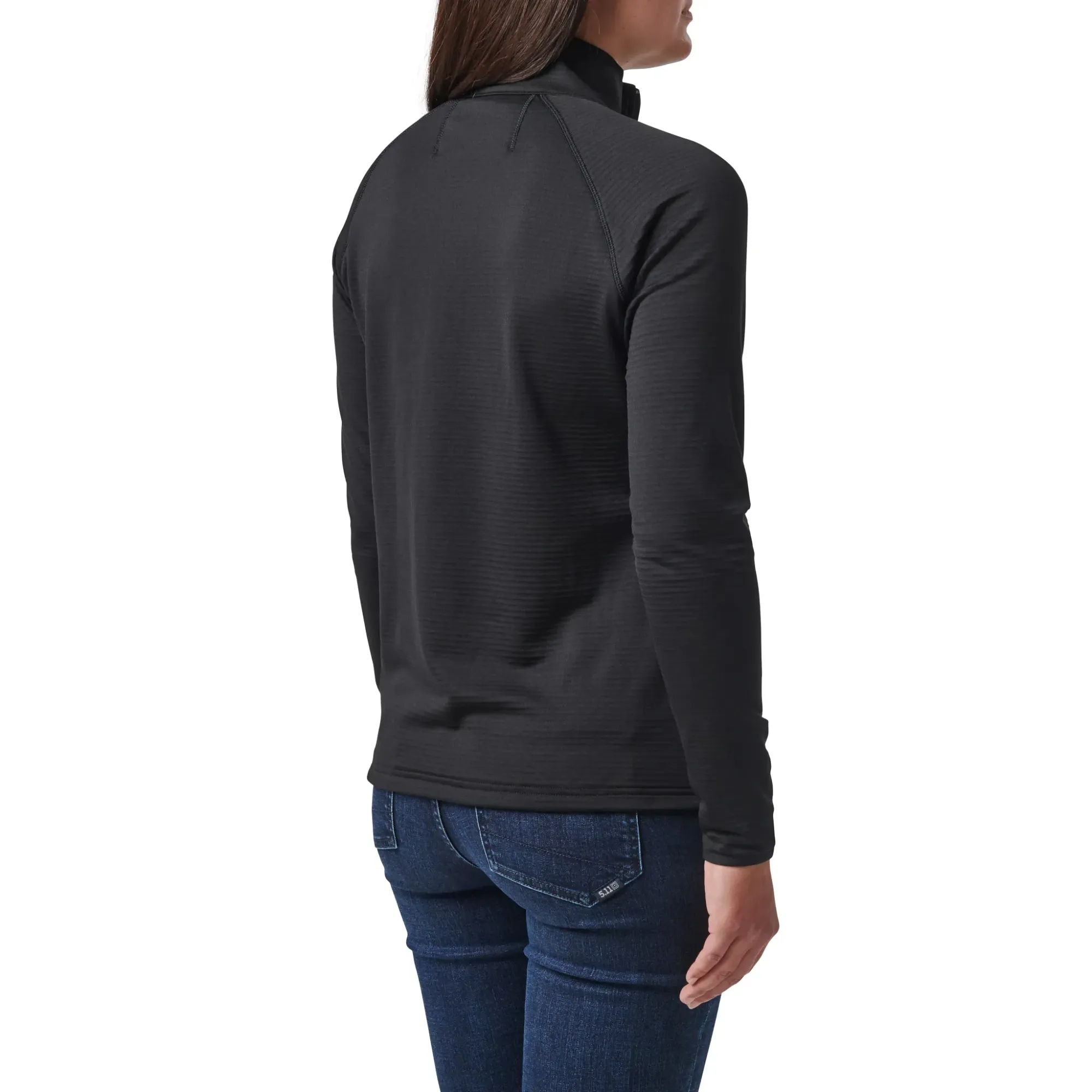 Women's Stratos Full Zip — Black (4)