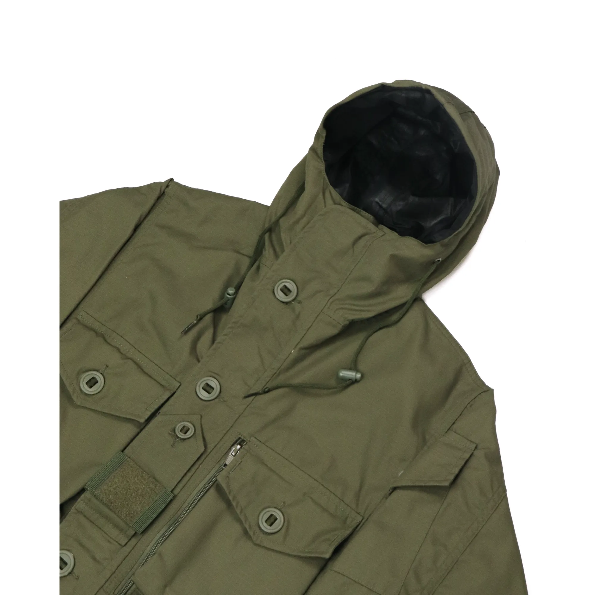 B310 Waterproof Combat Smock — Olive Green (2)