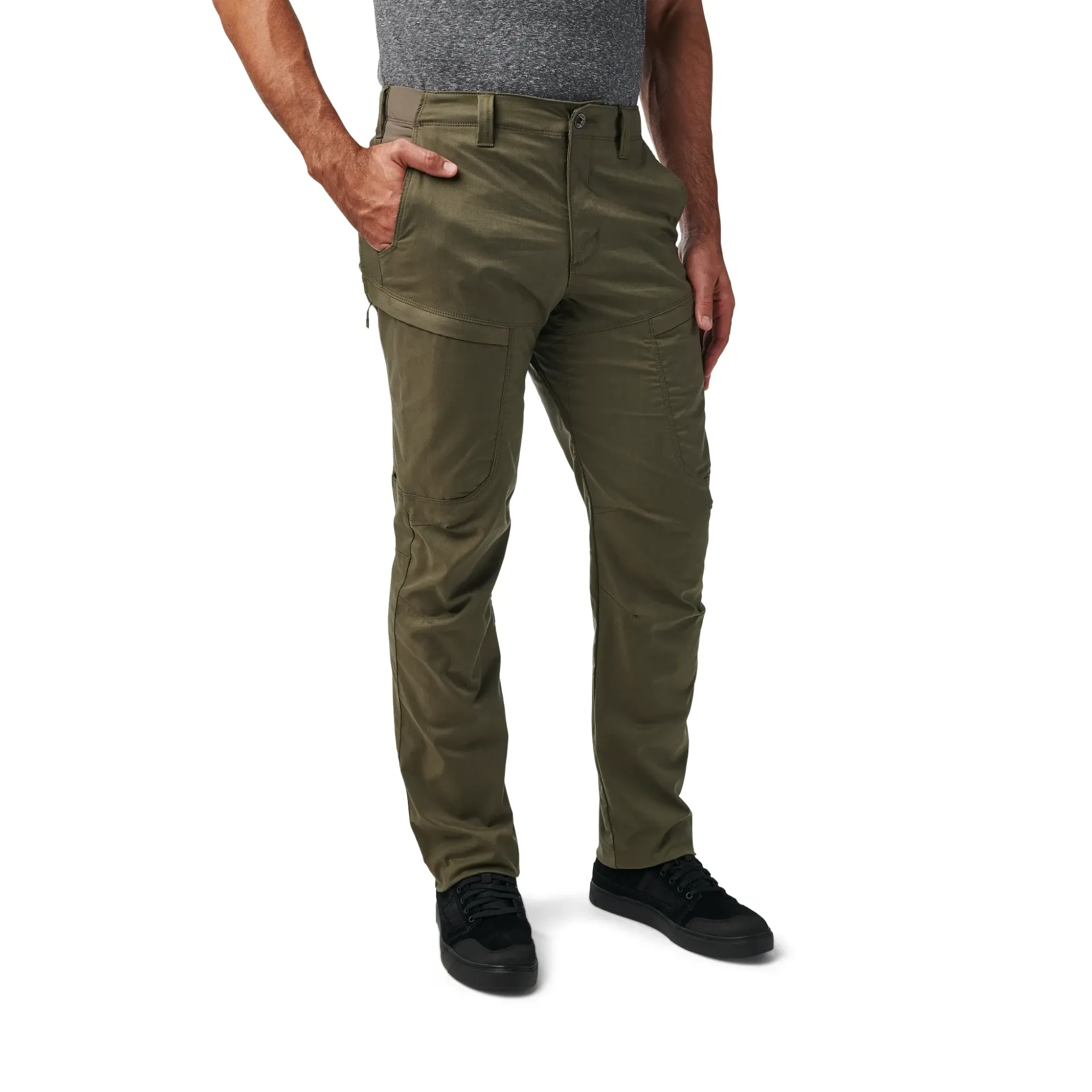 5.11® Men's Straight Fit Ridge Cargo Pant — Ranger Green (3)