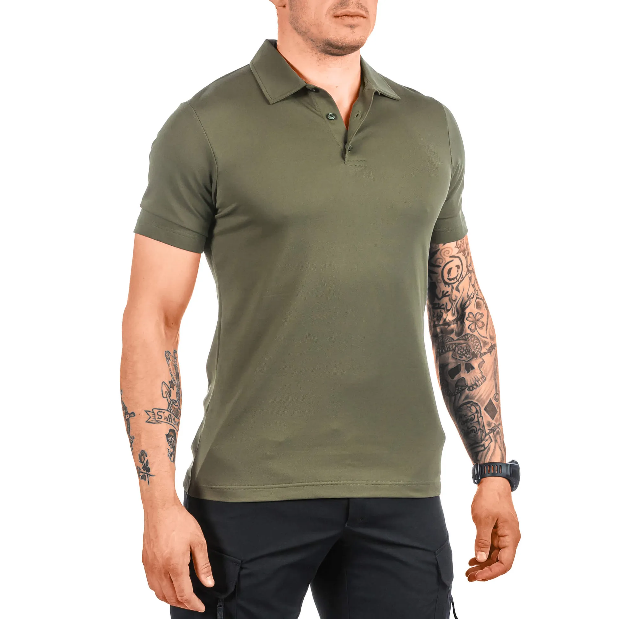 Urban Polo majica — Chive Green (1)