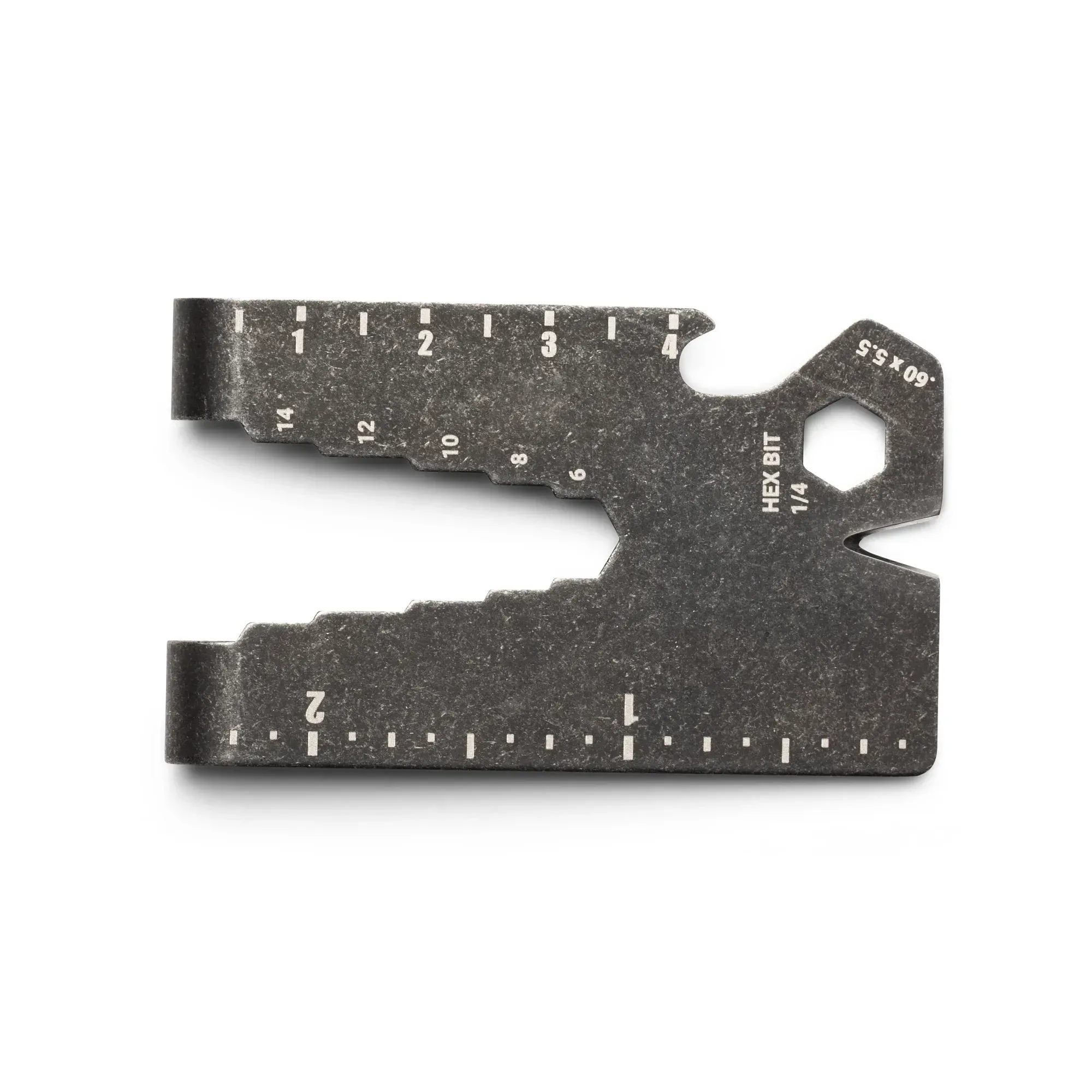 Steel Jacket Money Clip — Black Satin Wash (2)