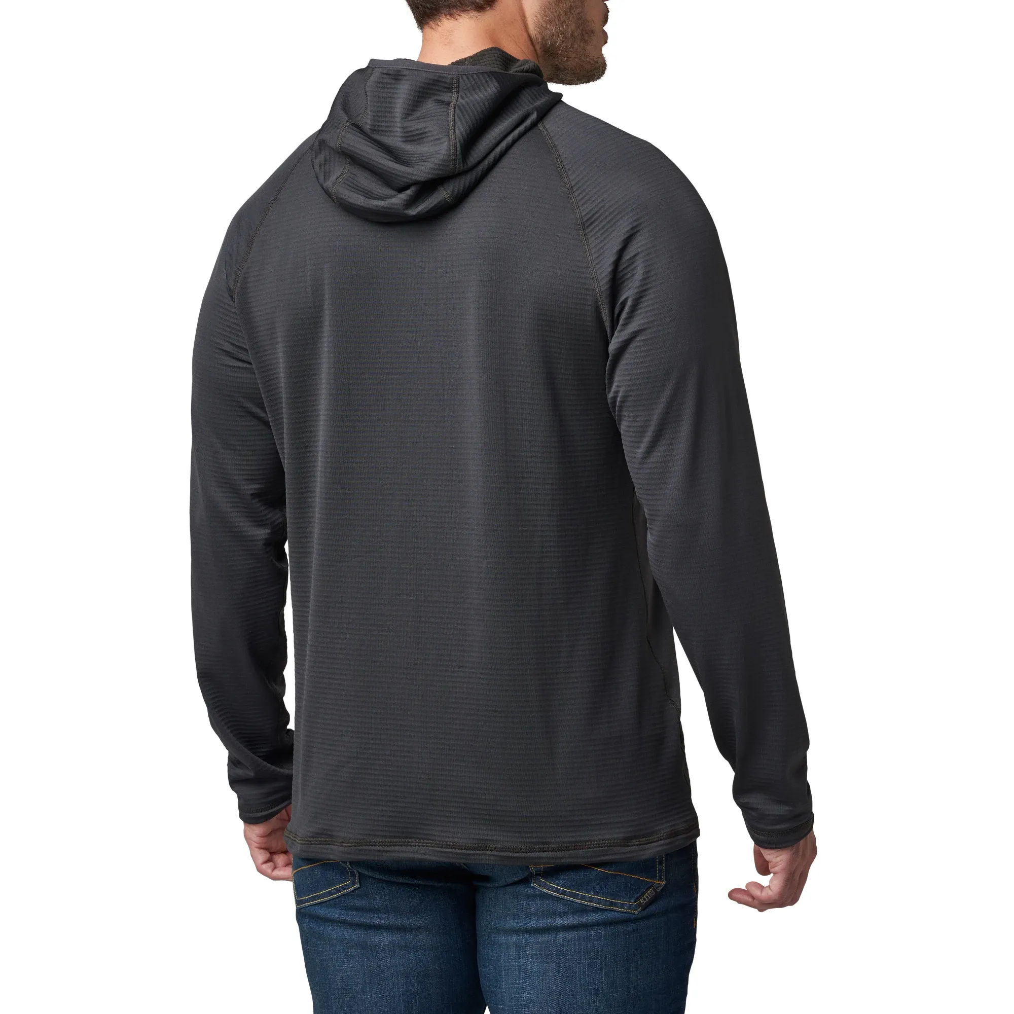 Stratos Long Sleeve Hoodie — Volcanic (4)