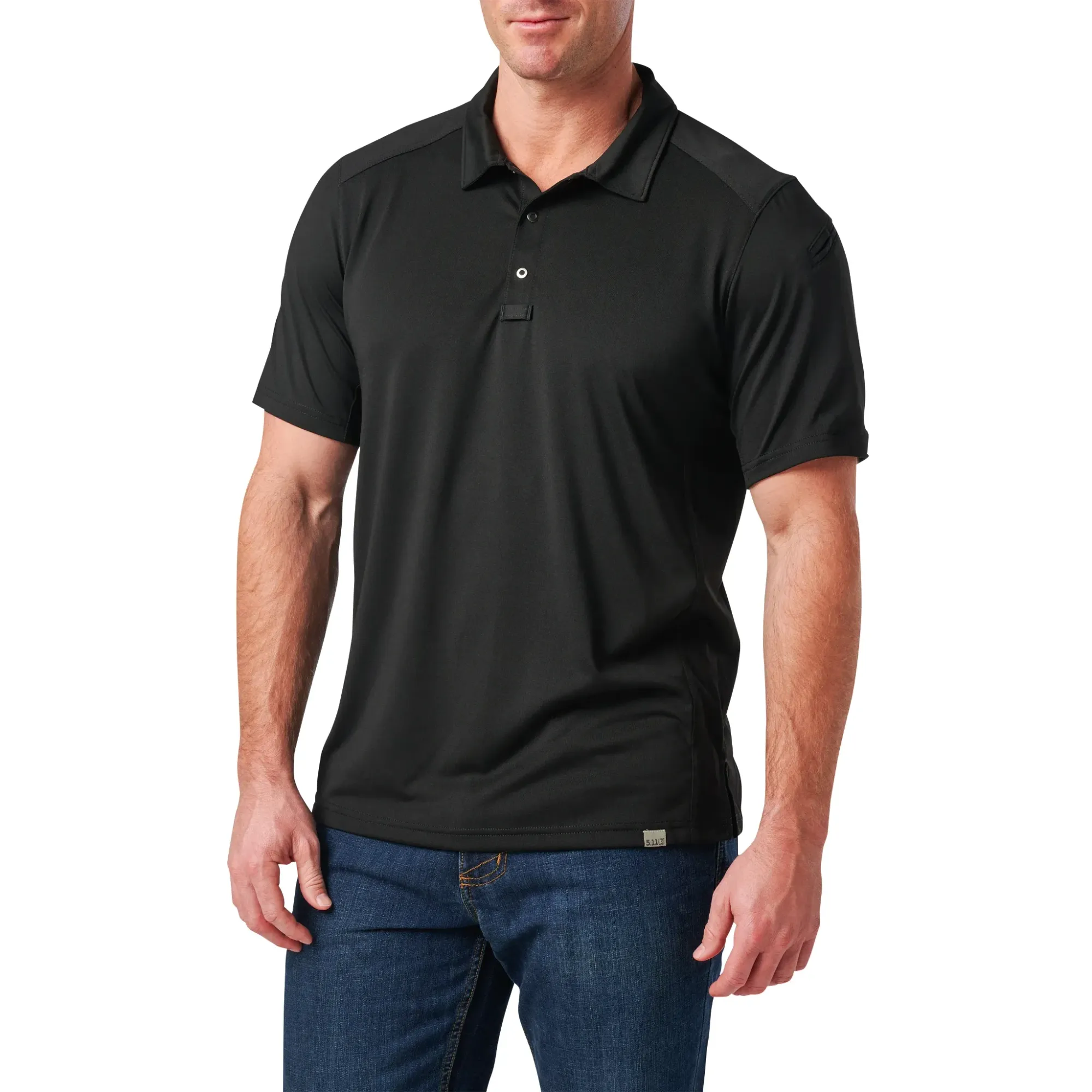 Paramount Crest Polo — Black (2)