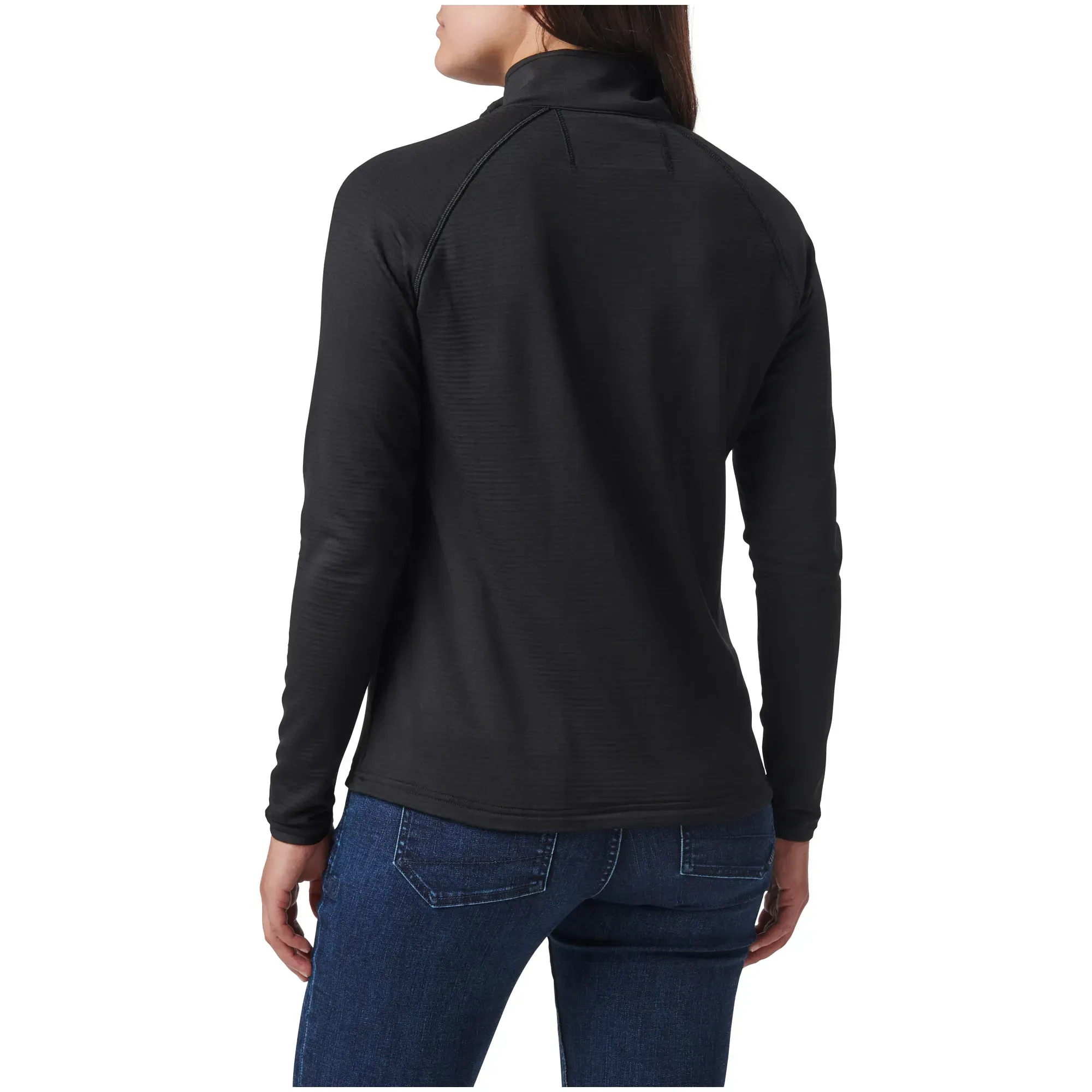 Women's Stratos Full Zip — Black (2)