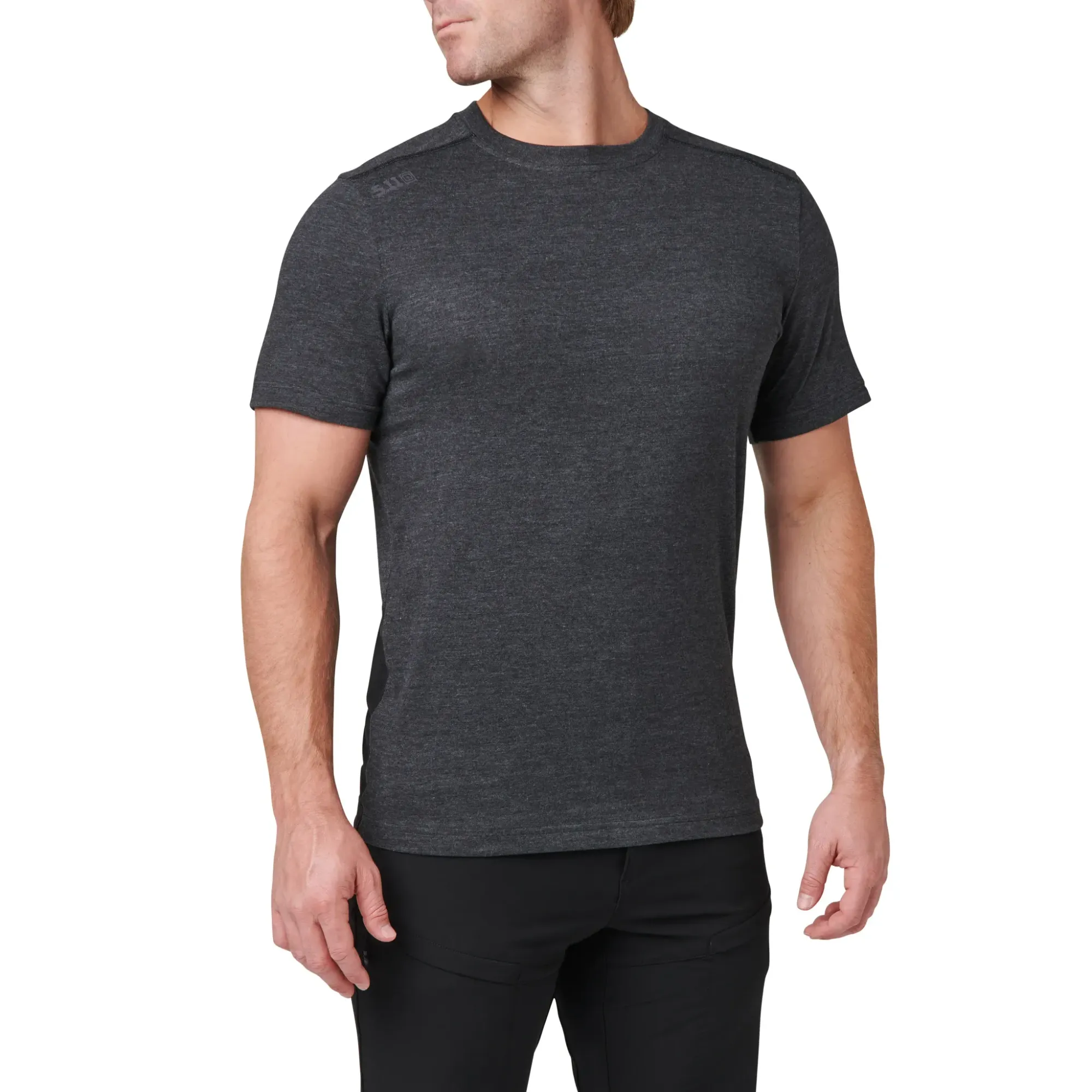 PT-R® Charge Short Sleeve Top 2.0 — Black Heather (3)