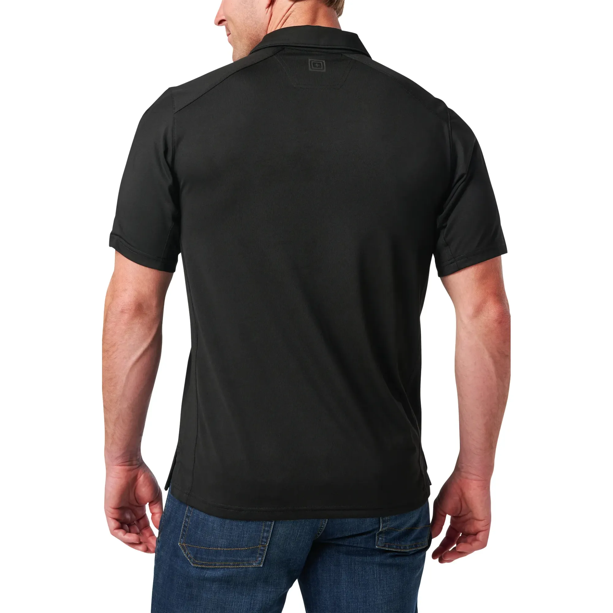 Paramount Crest Polo — Black (4)