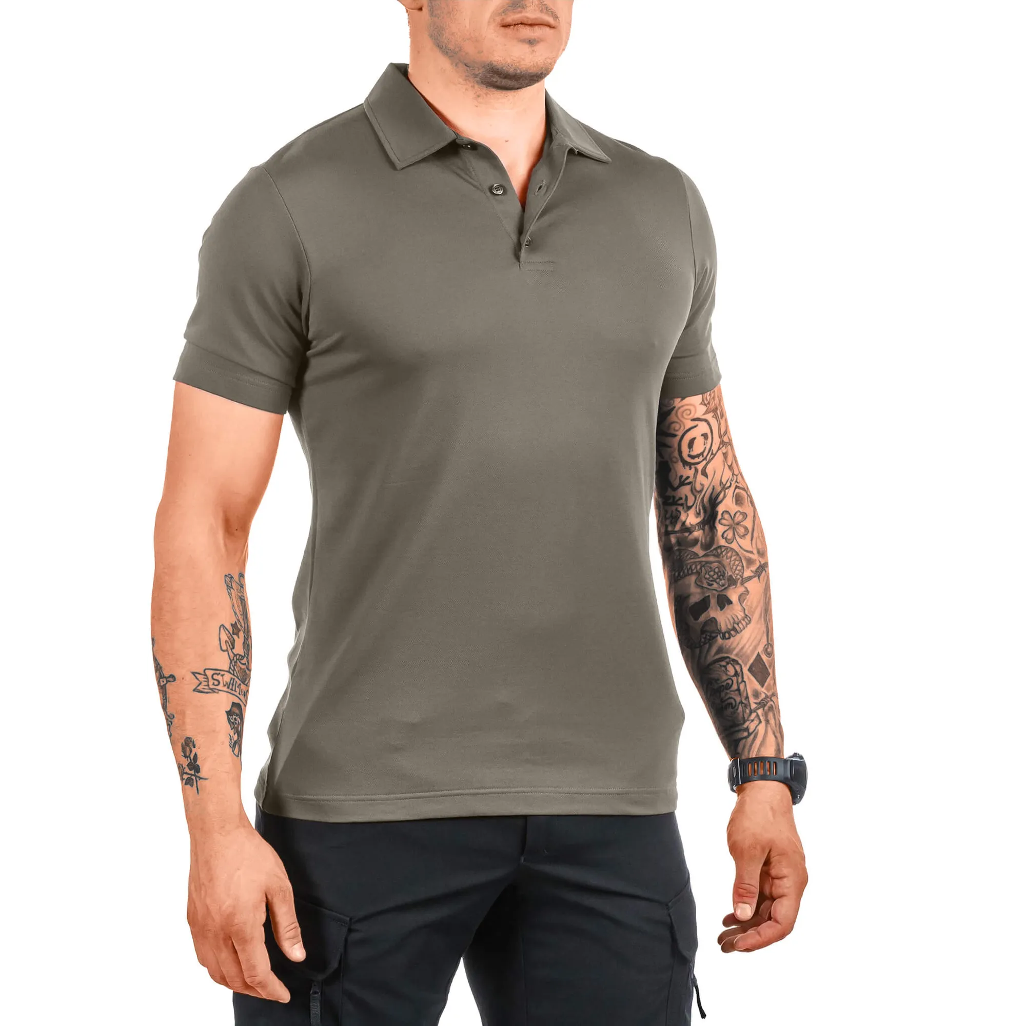 Urban Polo majica — Brown Grey (1)