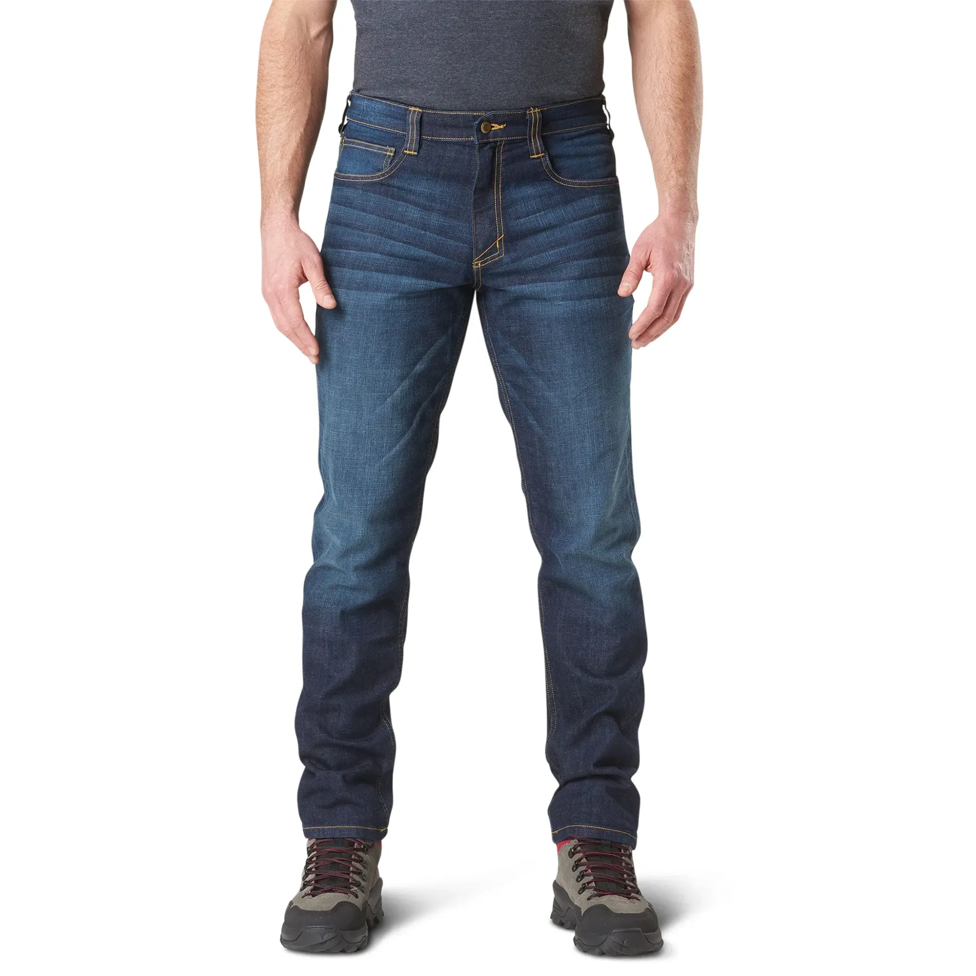 Defender-Flex Farmerke, Slim Fit, tamni indigo — slika 1