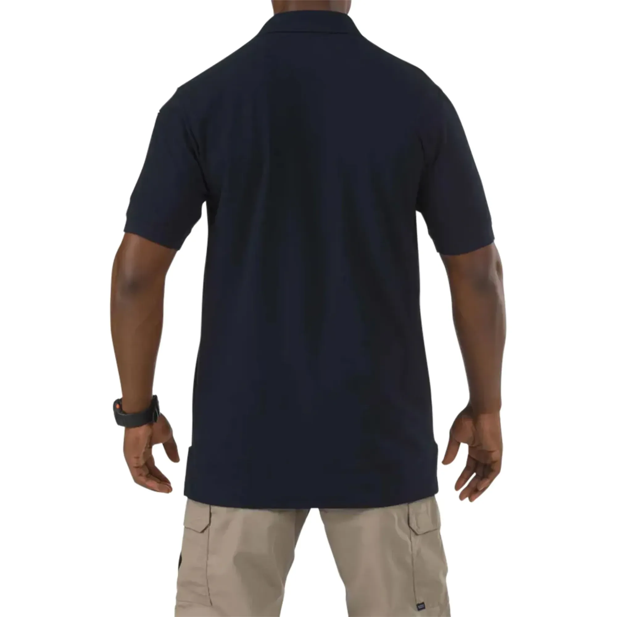 Utility polo majica kratkih rukava, tamno teget — slika 2