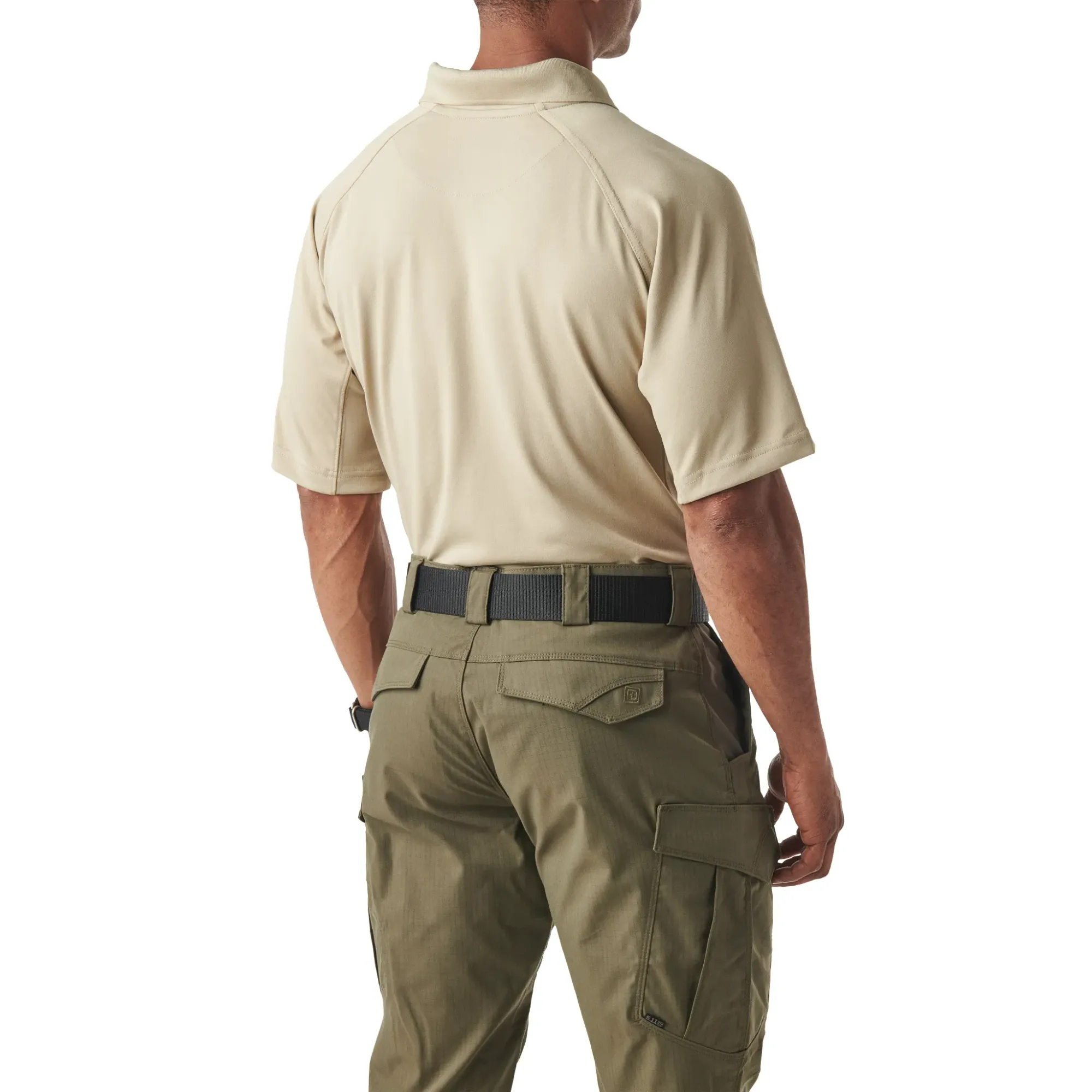 Performance polo majica kratkih rukava, Silver Tan bež — slika 4